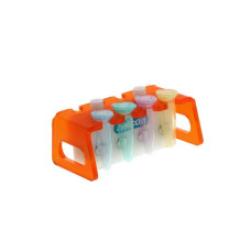 Магнітний штатив на 8 місць для роботи з пробірками обсягом 0,5; 1,5 та 2,0 мл