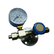 Клапан запірний К-1101-16М (ВКМ) з манометром на вході (повер)