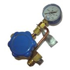 Клапан запірний К-1412-16 з манометром (для коробки поверховій)