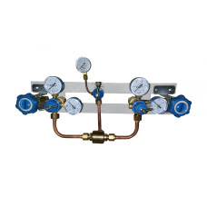 Щит автоматичного переключення газових рамп з мережевим редуктором (кисень)