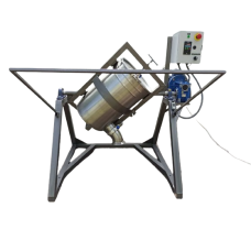 Змішувач сипучих речовин ЗП-60 (60 літрів, нерж. ємність, розвантажувальний клапан) 