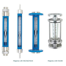 Скляні ротаметри для рідини та газу серії LZB-VA/SA/FA10