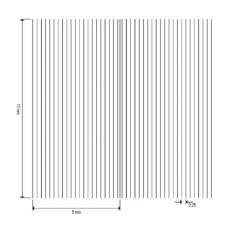 Камера лічильна Нажотта (Nageotte), скляна 0,05 см3 (0,05 мл)